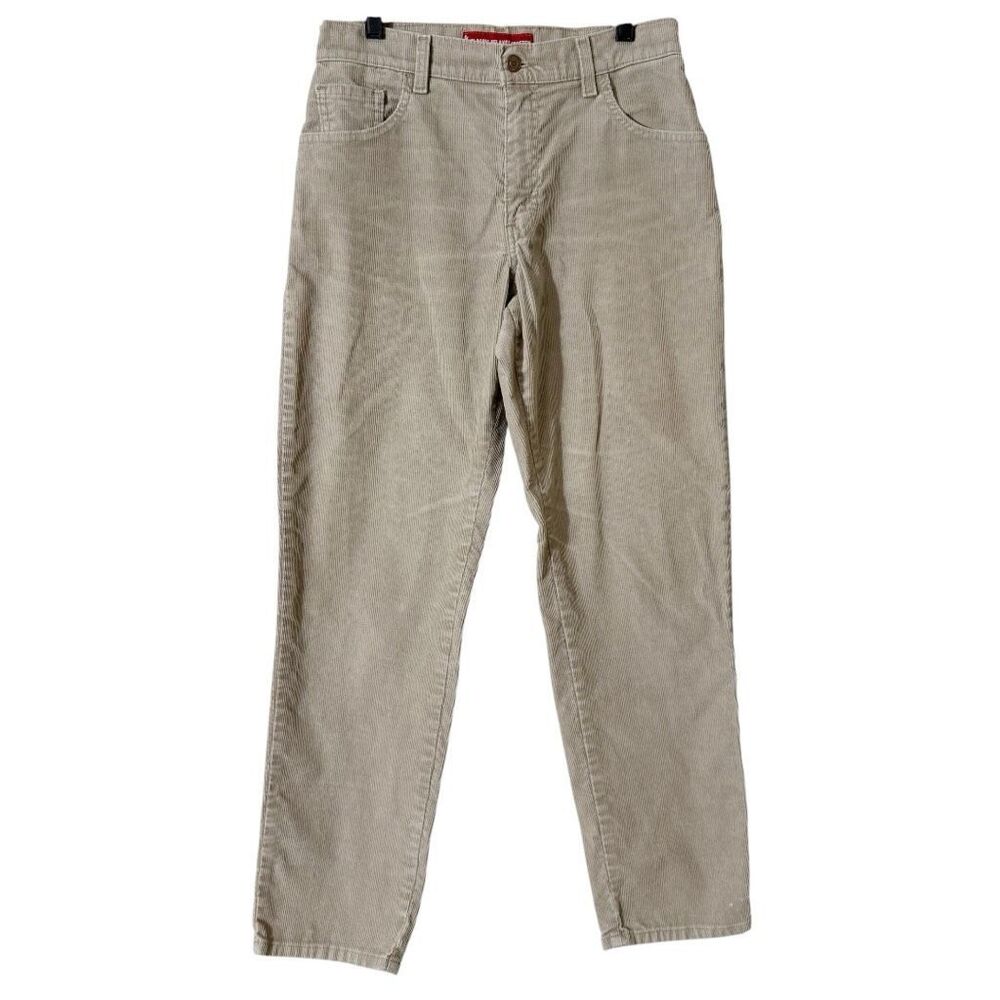 Levi's 505 Women’s Tan Regular Fit Straight Leg Corduroy Pants Size 8